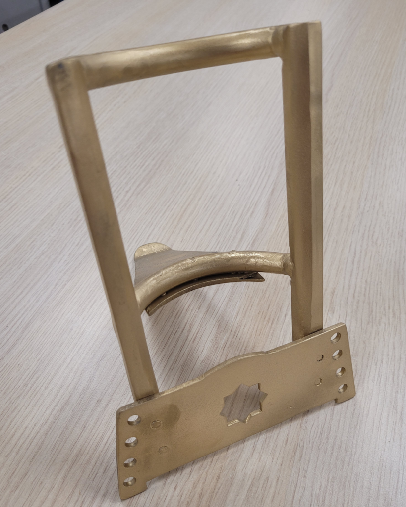 Porte bouteilles en métal