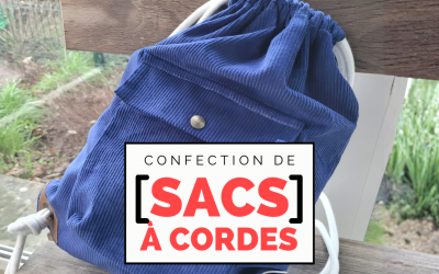 Confection de sacs à cordes pour la marque OPOPLA