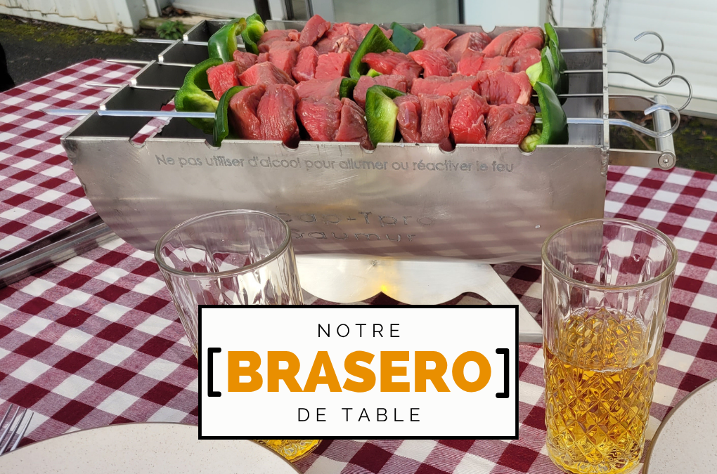 Brasero de table multifonction